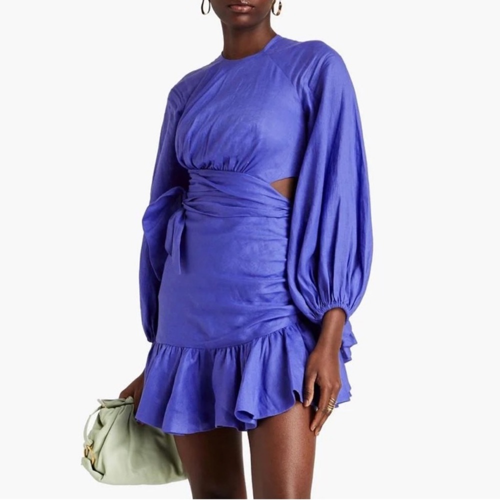 Zimmermann cut out mini dress. 👗